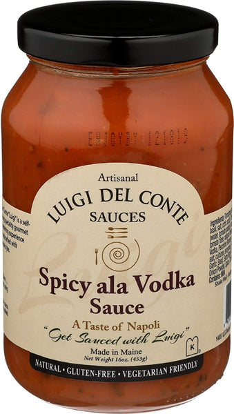 LUIGI DEL CONTE SAUCES: Sauce Spicy Ala Vodka, 16 oz