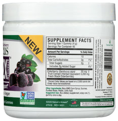 NATURES ANSWER: Sambucus Daily 2X Gummy, 45 pc