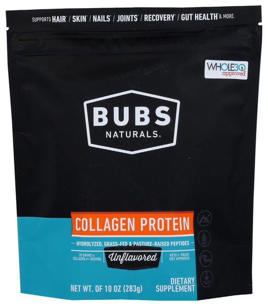 BUBS NATURALS: Collagen Protein Pwdr, 10 oz