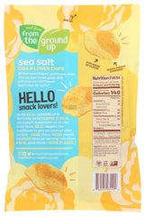 FROM THE GROUND UP: Cauliflower Chip Sea Salt, 3.5 oz