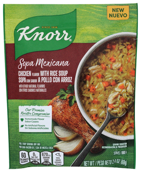KNORR: Soup Chicken Rice Mexican, 2.4 oz