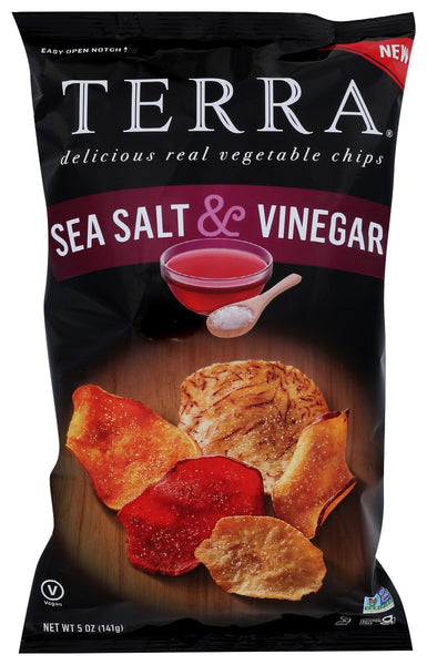 TERRA CHIPS: Chips Sea Salt & Vinegar, 5 oz