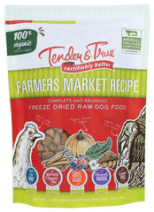 TENDER AND TRUE: Food Dog Farmer Markt Raw, 16 oz