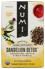 NUMI TEAS: Tea Dandelion Detox, 16 bg