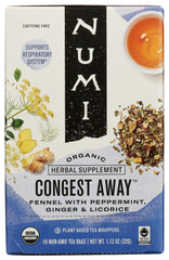 NUMI TEAS: Tea Congest Away, 16 bg