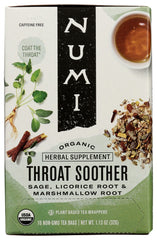 NUMI TEAS: Tea Throat Soother, 16 bg