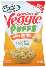 SENSIBLE PORTIONS: Puffs Veggie White Chedar, 3 oz