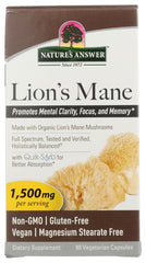NATURES ANSWER: Capsule Lions Maine, 90 vc