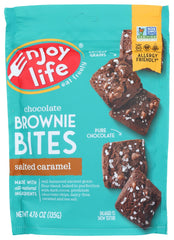 ENJOY LIFE: Bites Brownie Salted Crml, 4.76 oz