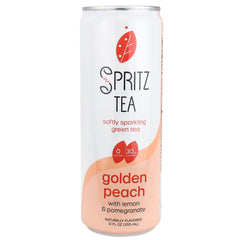 SPRITZ TEA: Tea Sprkling Golden Peach, 12 fo