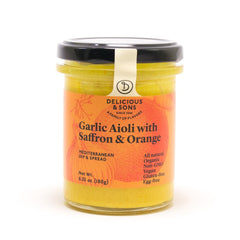 DELICIOUS & SONS: Aioli Grlc Saffrn Ornge, 6.35 oz