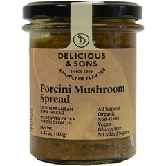 DELICIOUS & SONS: Spread Porcini Mushroom, 6.35 oz