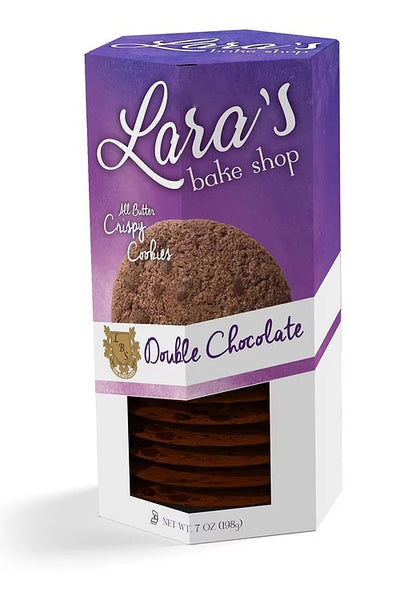 LARA'S BAKE SHOP: Cookies Double Choco Chip, 7 oz