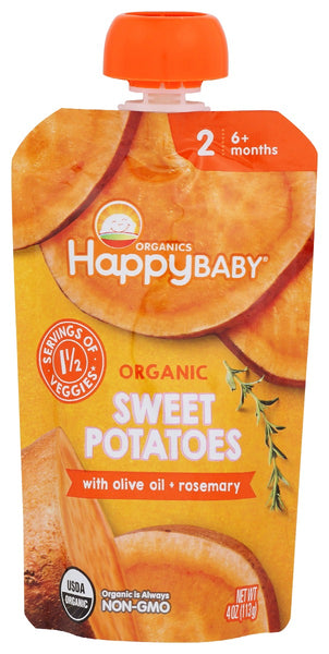 HAPPY BABY: Food Baby Swtpot Olv Org, 4 oz