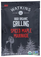 WATKINS: Marinade Spcd Maple Org, 1.25 oz