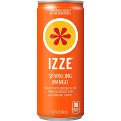IZZE BEVERAGE: Juice Sprkl Mango 4Pk, 33.6 fo