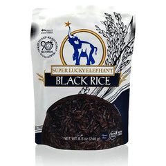 SUPER LUCKY ELEPHANT: Rice Black, 8.5 oz