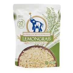 SUPER LUCKY ELEPHANT: Rice Brown Lemongrass, 8.5 oz