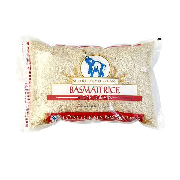 SUPER LUCKY ELEPHANT: Rice Basmati, 5 lb