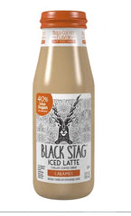 BLACK STAG: Latte Caramel Less Sugar, 13.7 fo