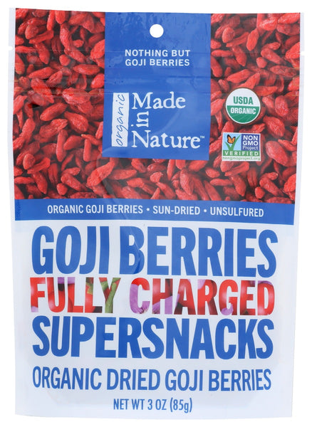 MADE IN NATURE: Berries Goji Dried, 3 oz
