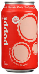 POPPI: Soda Prebiotic Cola Clsc, 12 fo