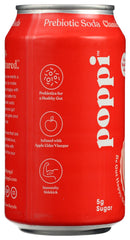 POPPI: Soda Prebiotic Cola Clsc, 12 fo