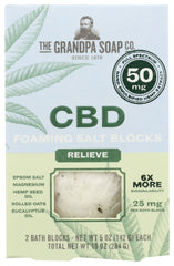 THE GRANDPA SOAP CO: Salt Block Relieve 50Mg, 10 oz