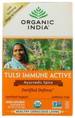 ORGANIC INDIA: Tea Tulsi Immune Active, 18 bg