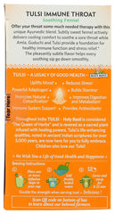 ORGANIC INDIA: Tea Tulsi Immune Throat, 18 bg