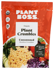PLANT BOSS: Crumbles Plant Unseasoned, 3.17 oz