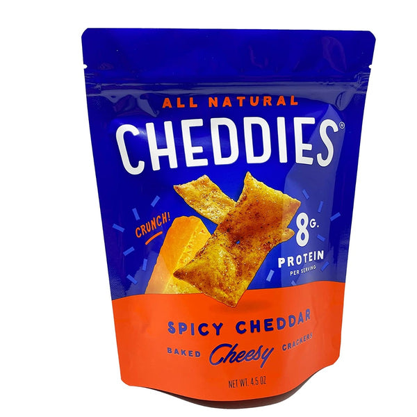 CHEDDIES: Cracker Baked Spcy Cheddr, 4.5 oz