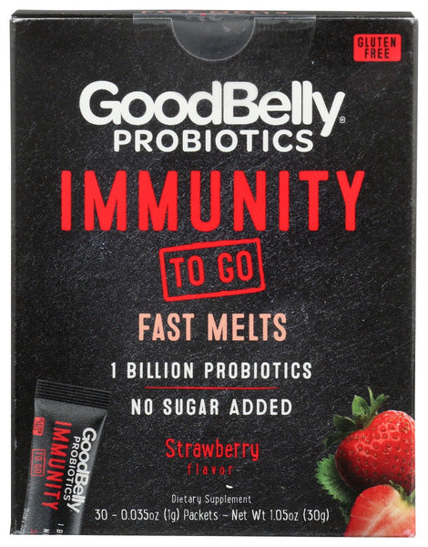 GOOD BELLY: Probiotic Pwdr Pkt Strwbr, 1.05 oz