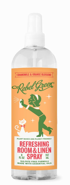 REBEL GREEN: Spray Room Linen Orng, 8 fo