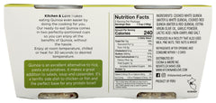 KITCHEN AND LOVE: Quinoa Bi Color Extra Virgin Olive Oil Garlic, 10.6 oz