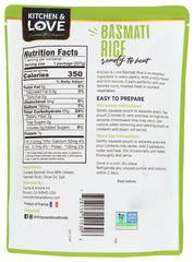 KITCHEN AND LOVE: Rice Basmati Rth, 8 oz
