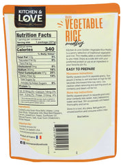 KITCHEN AND LOVE: Rice Rth Golden Vegetable, 8 oz
