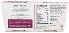 KITCHEN AND LOVE: Quinoa Bi Color Plain Rte, 10.6 oz