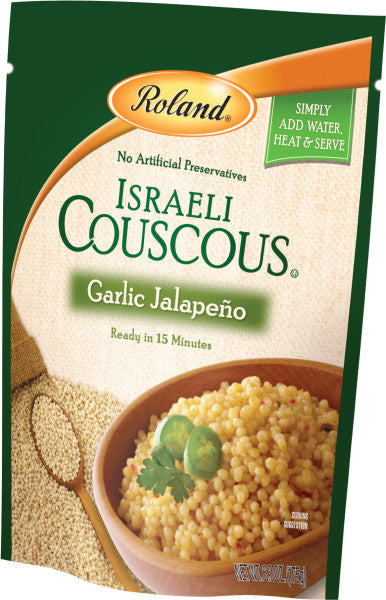 ROLAND: Garlic Jalapeno Israeli Couscous, 6.3 oz