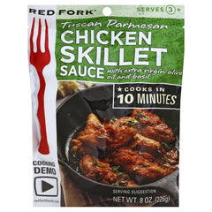 RED FORK: Chicken Tuscan Parmesan Pouch, 8 oz