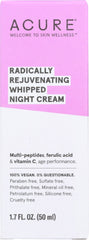 ACURE: Cream Whpd Nght Rejvntng, 1.7 fo