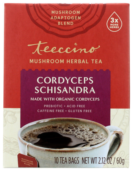 TEECCINO: Tea Schisandra Mushroom, 10 ct