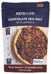 KETO & CO: Granola Choc Sea Salt, 10 oz