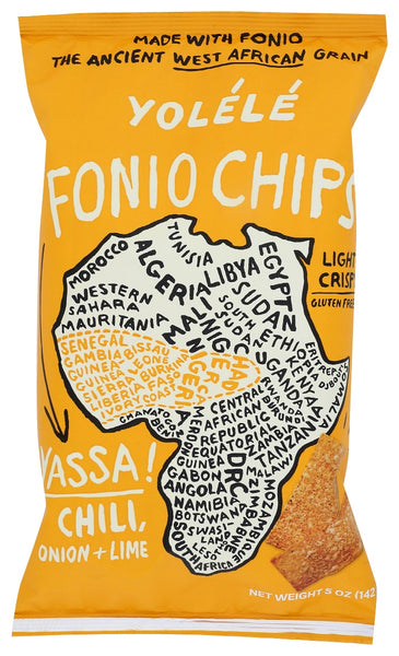 YOLELE: Chips Fonio Yassa, 5 oz