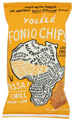 YOLELE: Chips Fonio Yassa, 5 oz