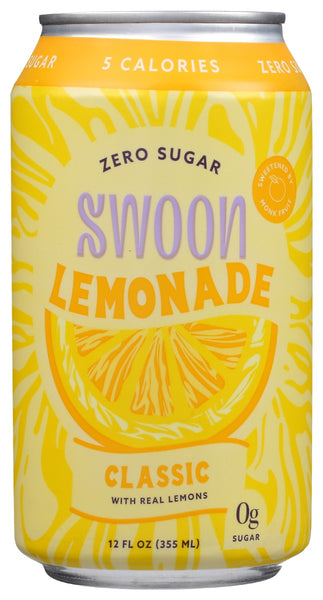 SWOON: Lemonade Classic Zero Sgr, 12 fo