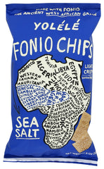 YOLELE: Chips Fonio Sea Salt, 5 oz