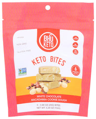 BHU FOODS: Bites Wht Choc Macadamia, 5.29 oz