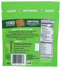DOCTOR IN THE KITCHEN: Crackers Flax Fon Grdn Vg, 4.5 oz
