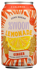 SWOON: Lemonade Ginger Zero Sugr, 12 fo